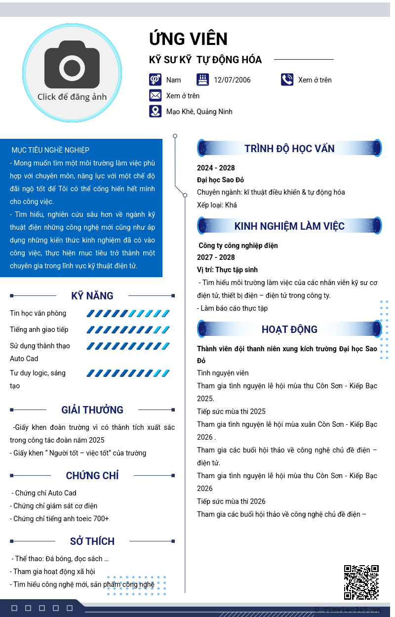 CV ứng viên