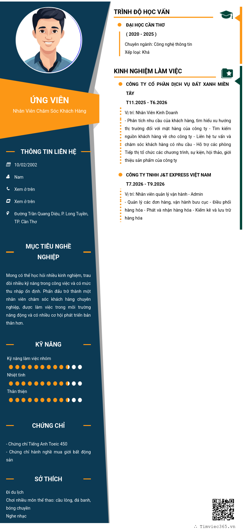CV ứng viên