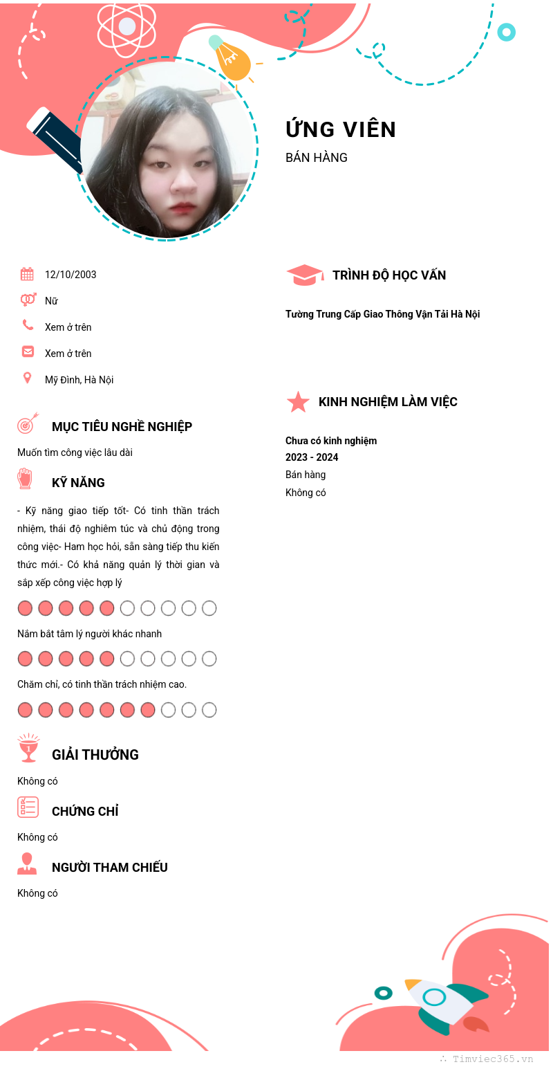 CV ứng viên