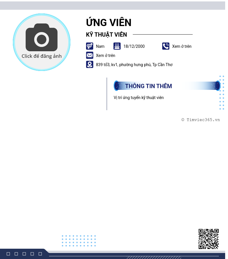 CV ứng viên