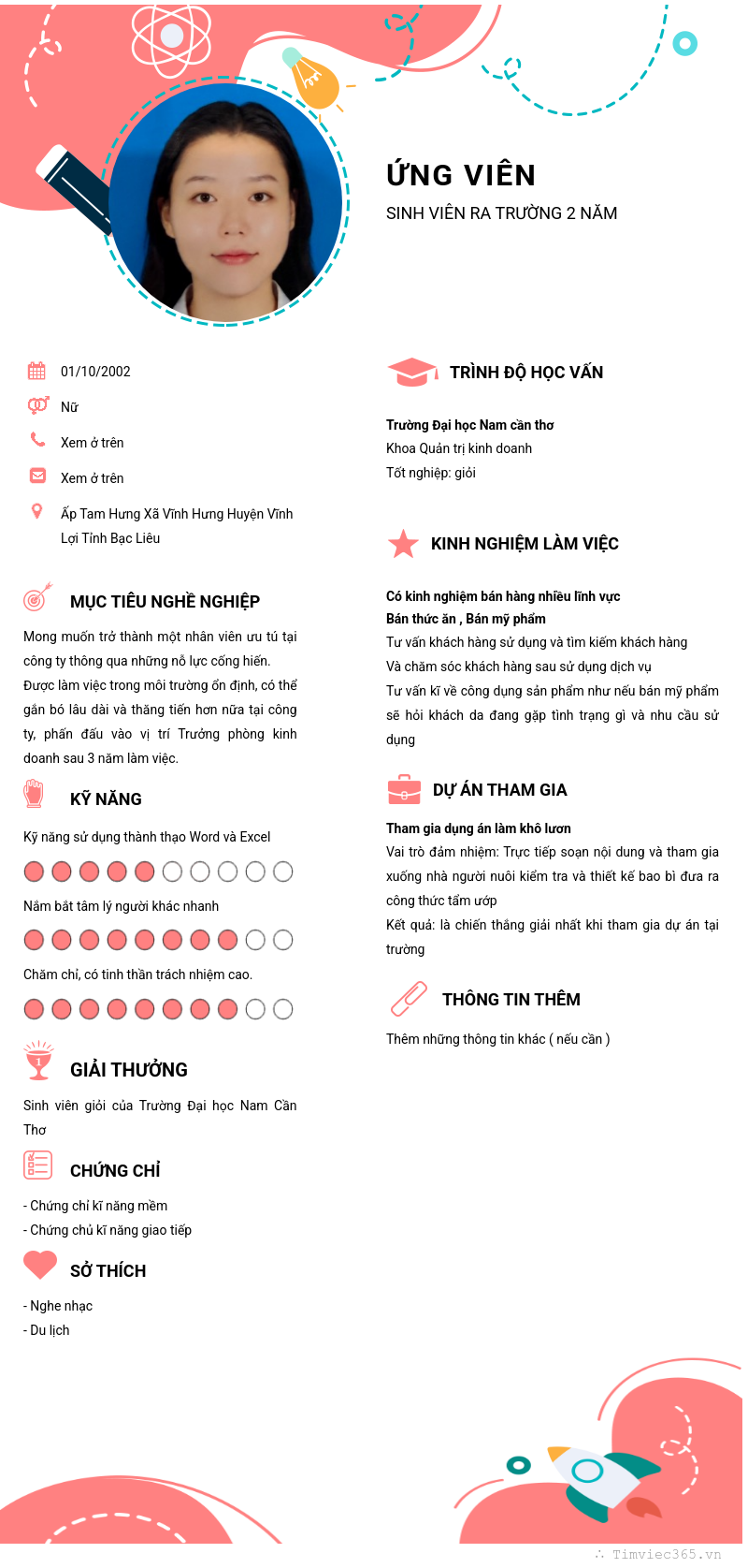 CV ứng viên