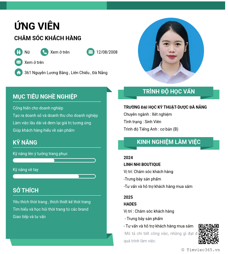 CV ứng viên