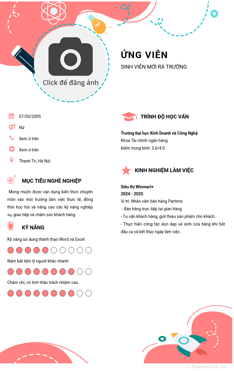 CV ứng viên