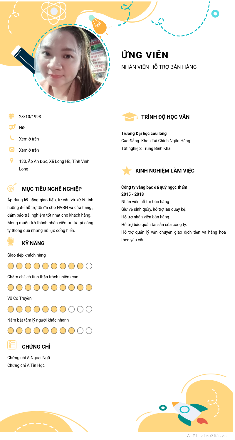 CV ứng viên