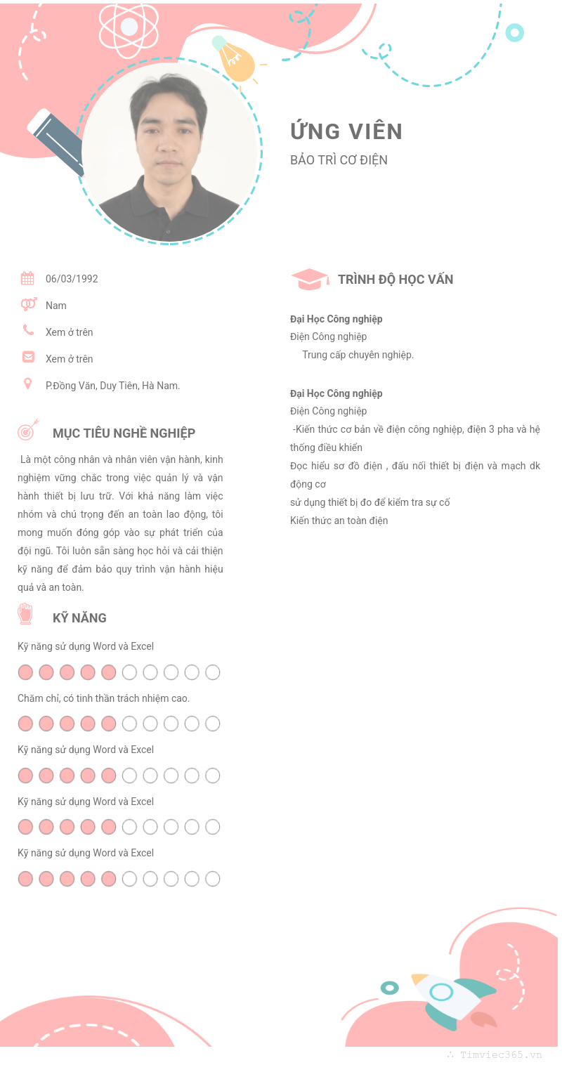 CV ứng viên