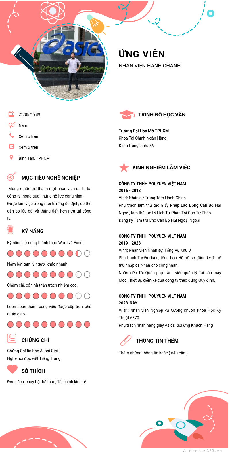 CV ứng viên