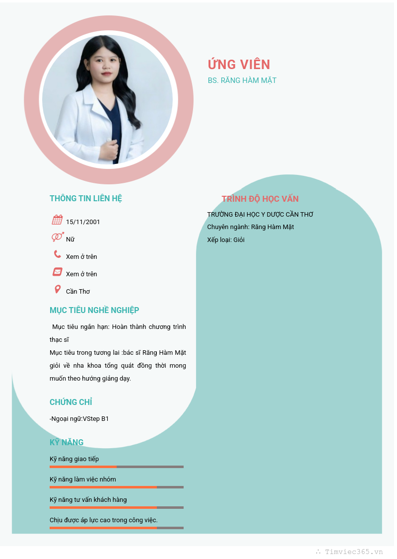 CV ứng viên