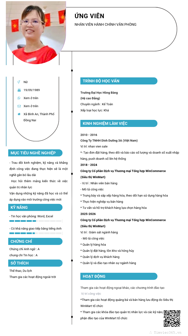 CV ứng viên