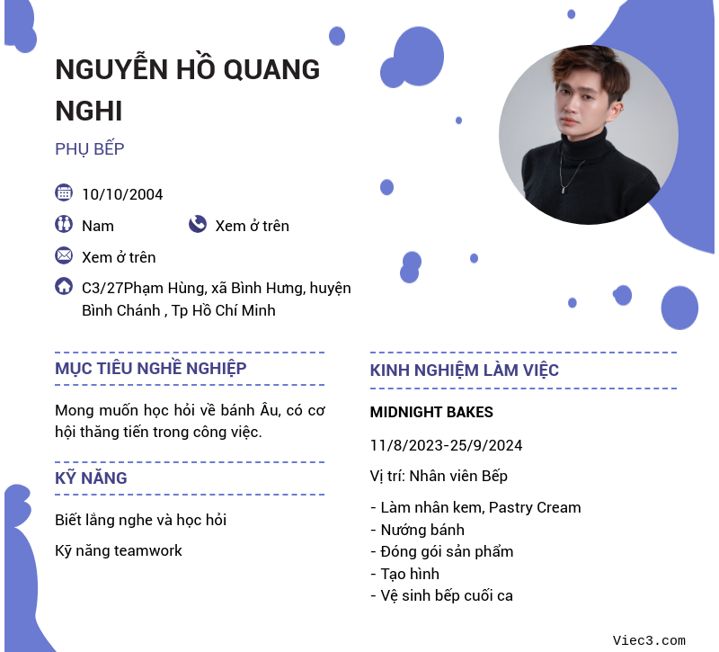 CV ứng viên