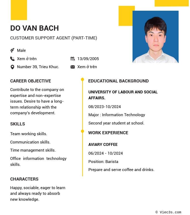 CV ứng viên