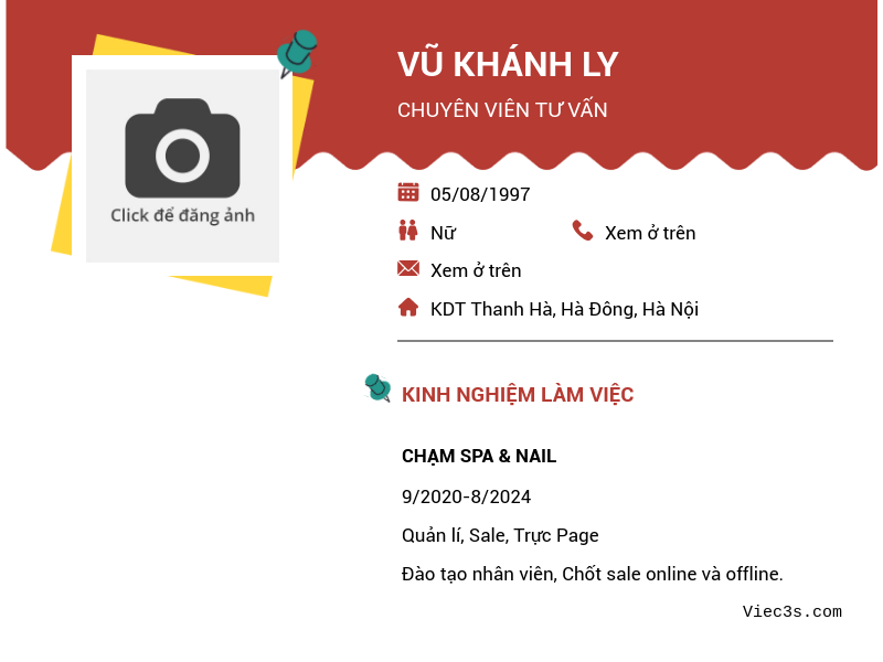 CV ứng viên