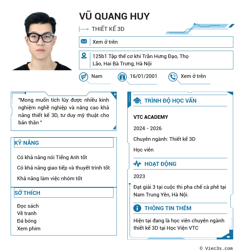 CV ứng viên