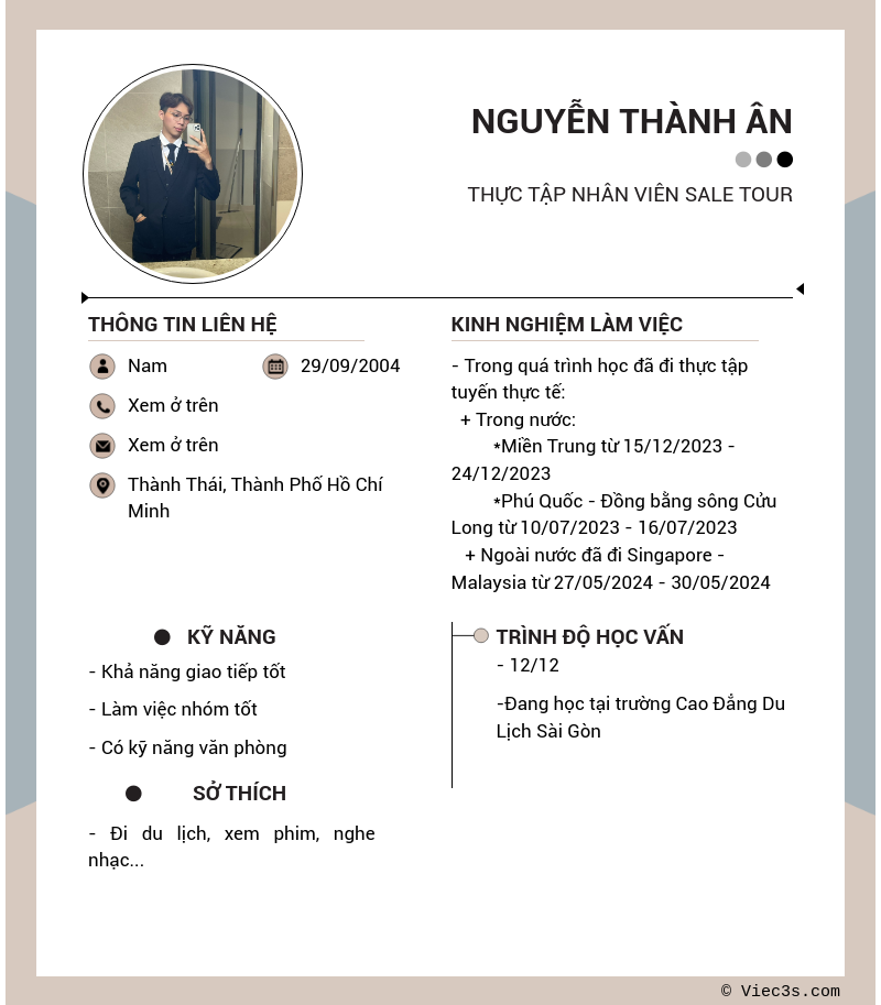 CV ứng viên