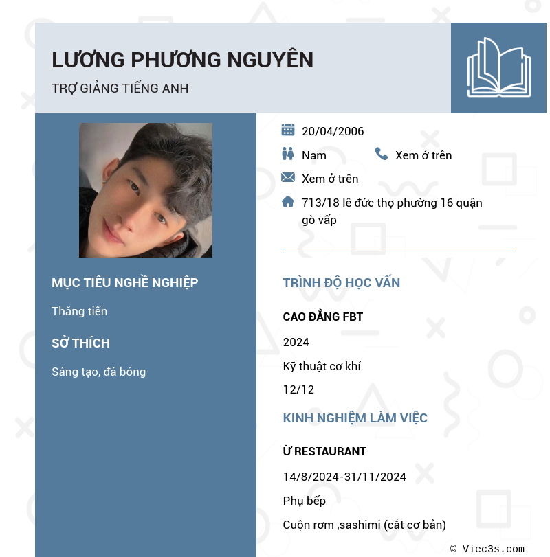 CV ứng viên