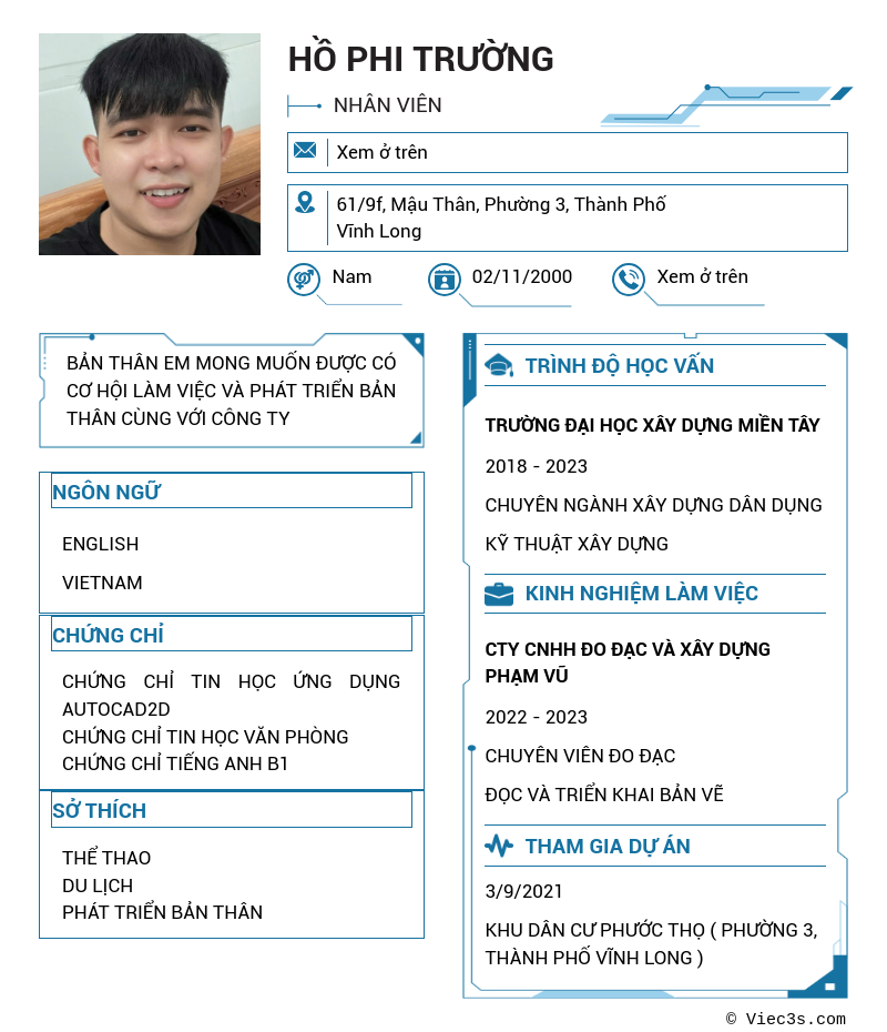 CV ứng viên