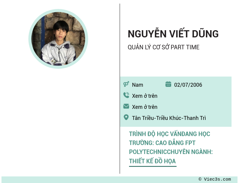 CV ứng viên