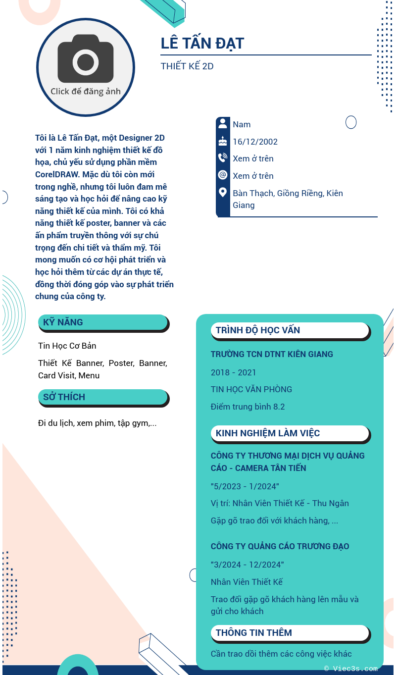 CV ứng viên