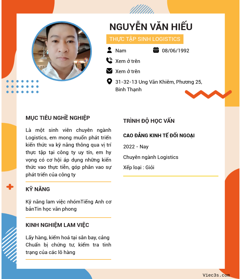 CV ứng viên