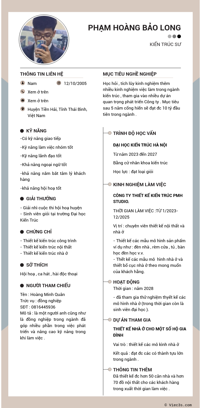 CV ứng viên