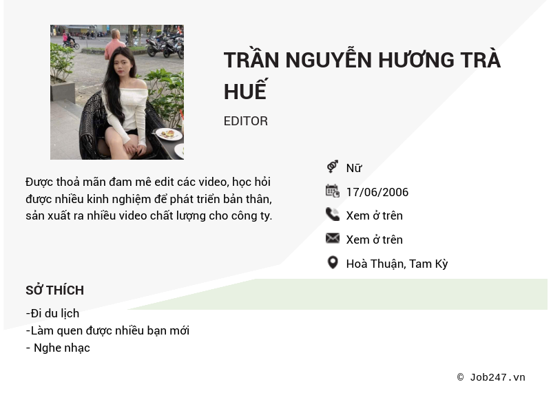 CV ứng viên
