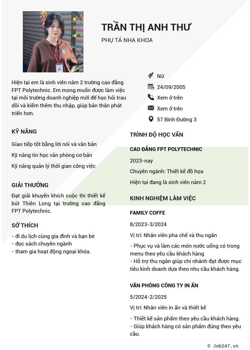 CV ứng viên