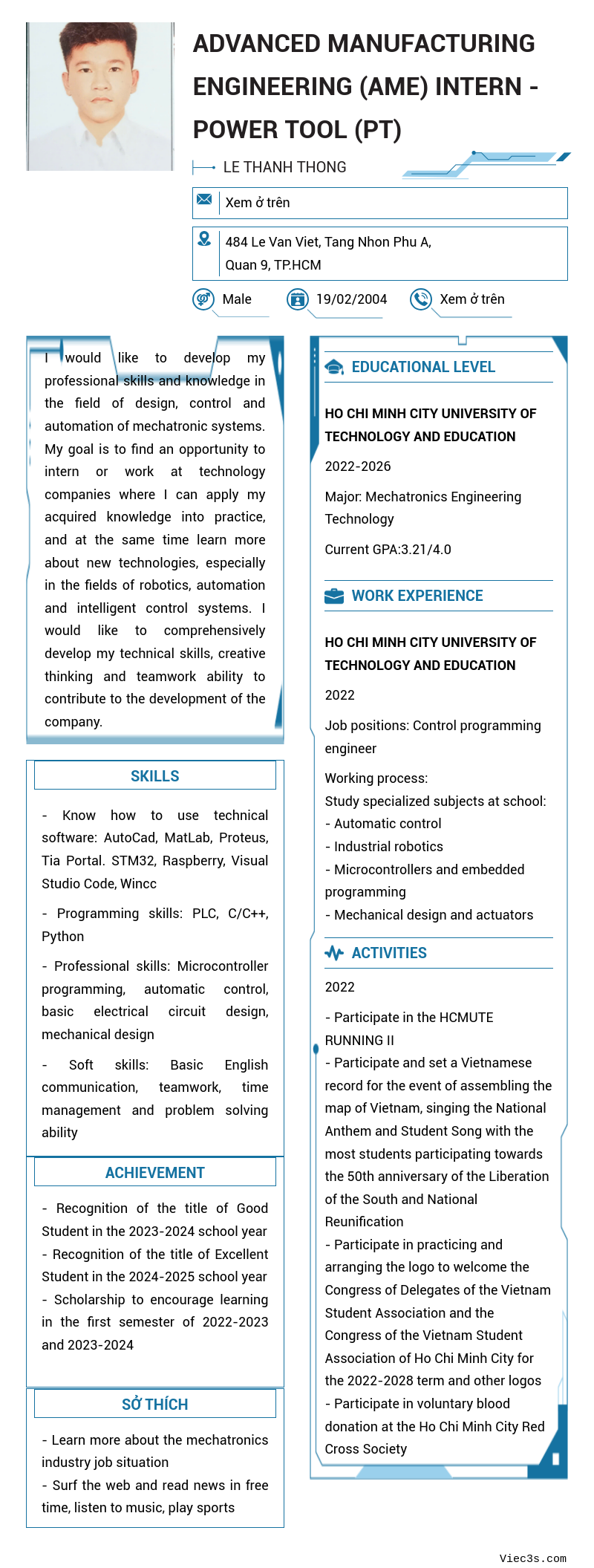CV ứng viên