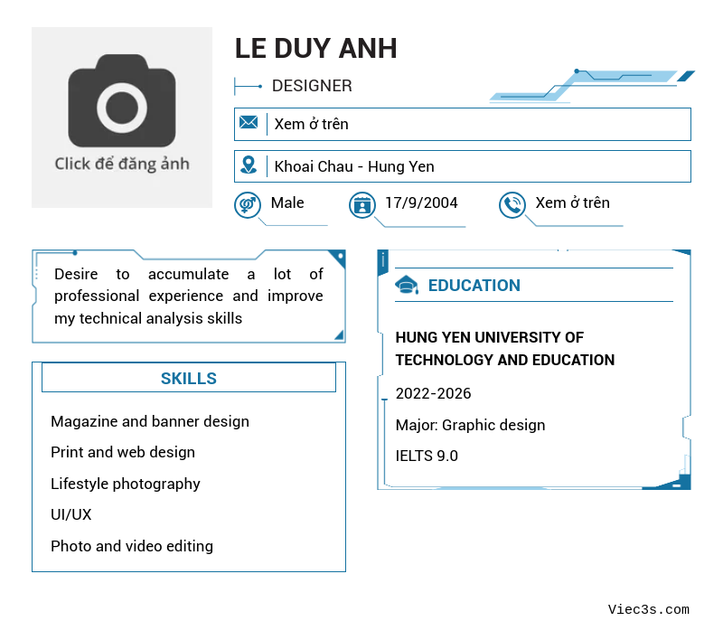 CV ứng viên