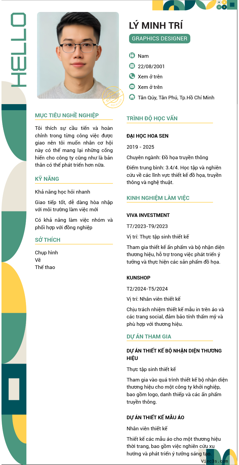 CV ứng viên