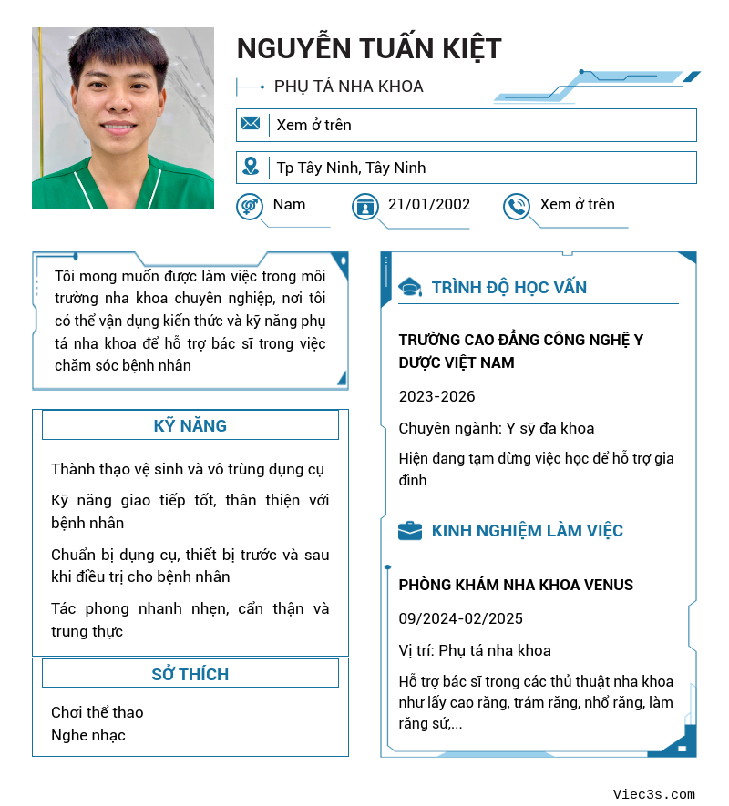 CV ứng viên