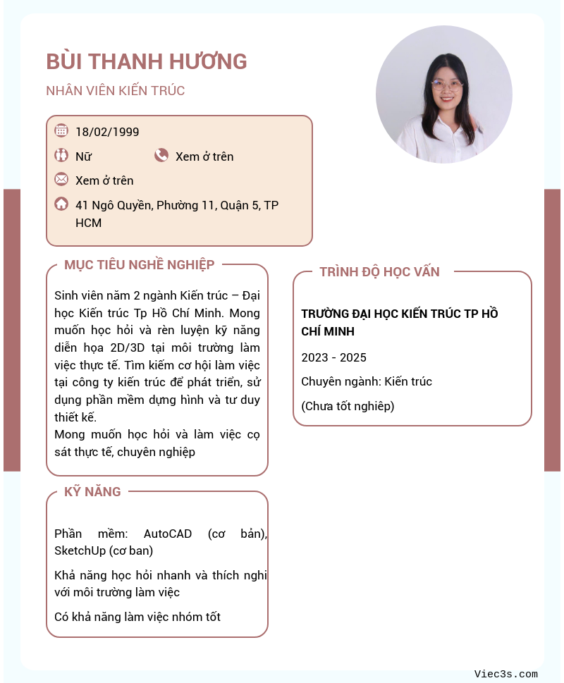 CV ứng viên