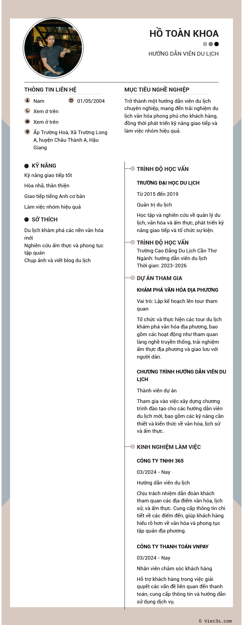 CV ứng viên