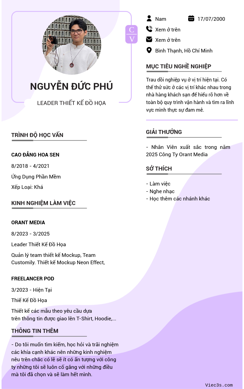 CV ứng viên