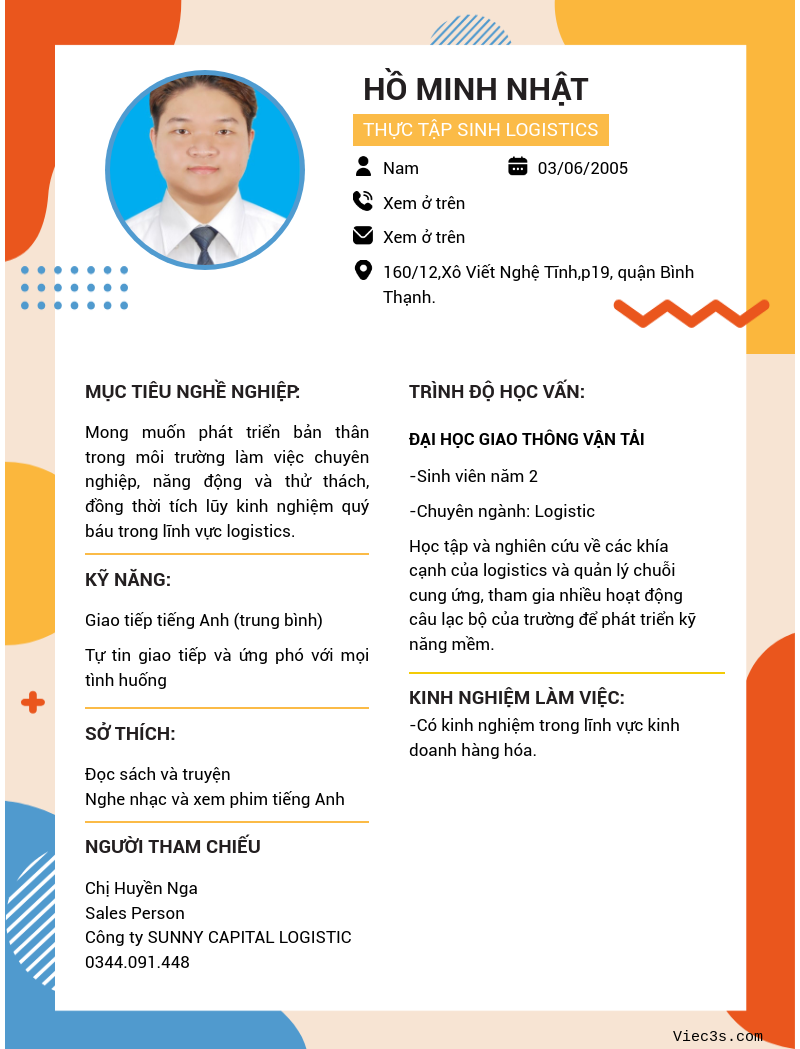 CV ứng viên