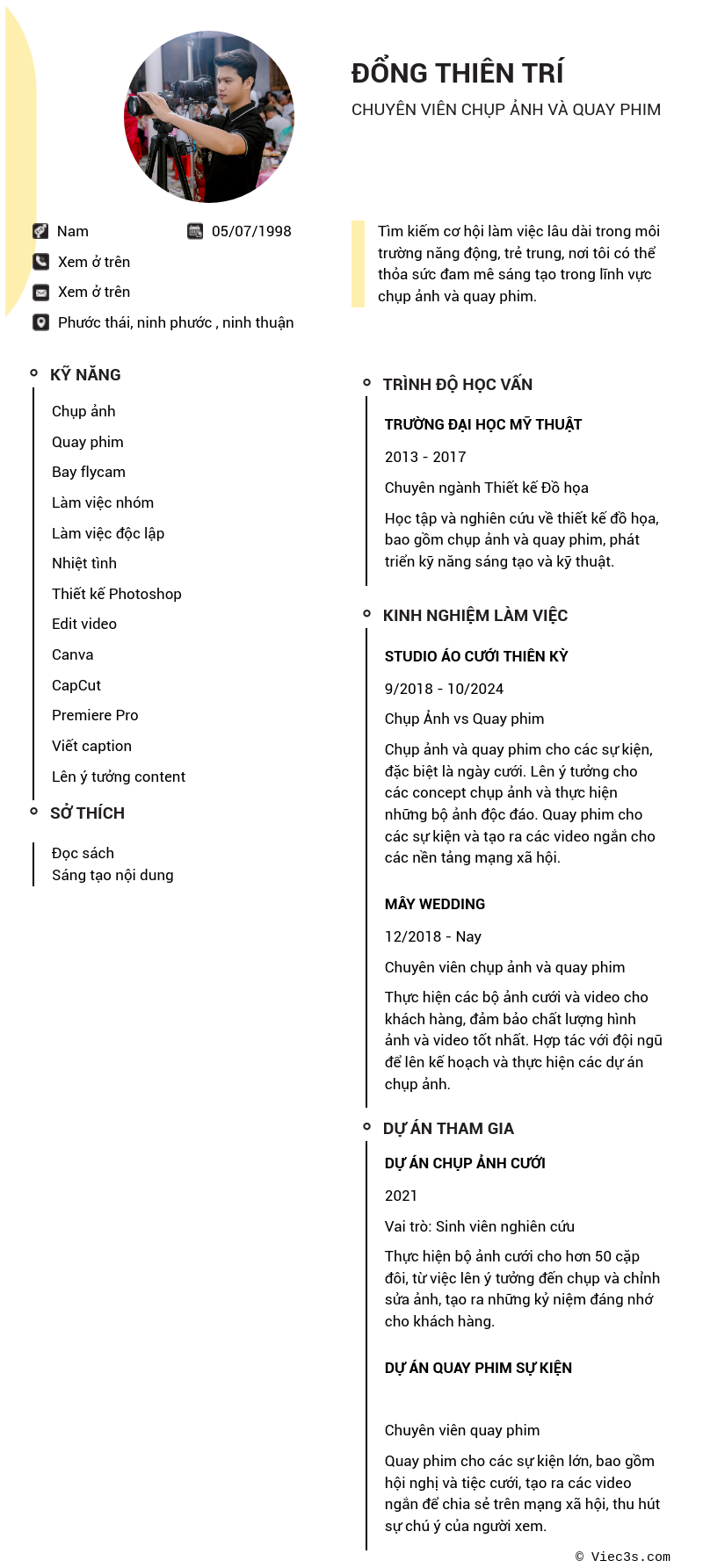 CV ứng viên