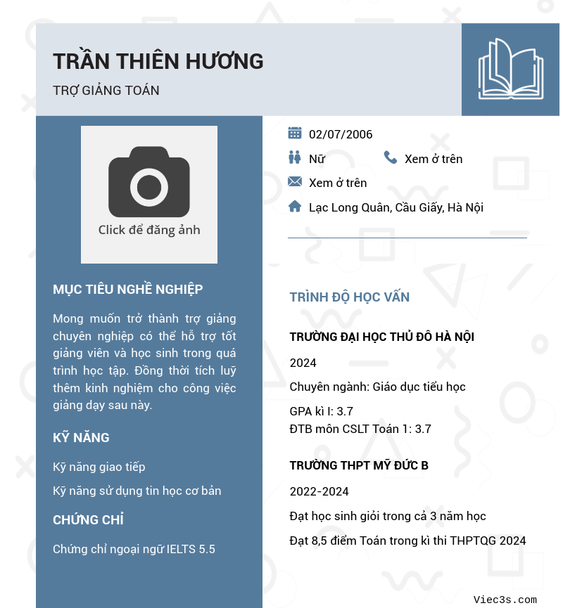 CV ứng viên