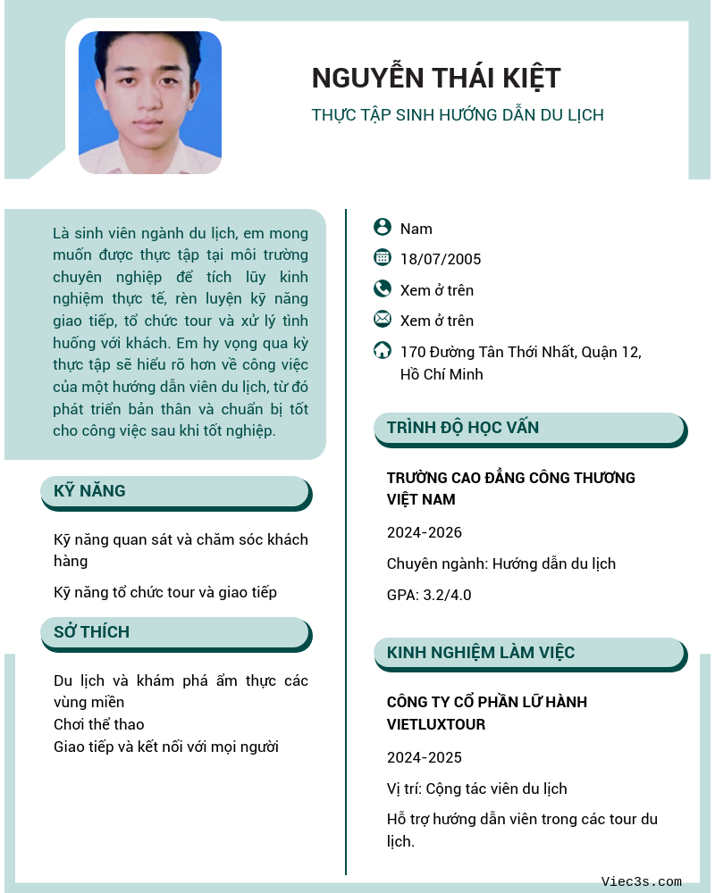 CV ứng viên