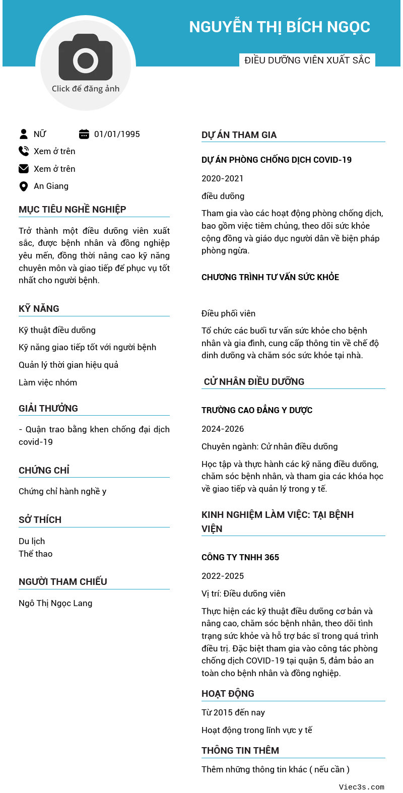 CV ứng viên