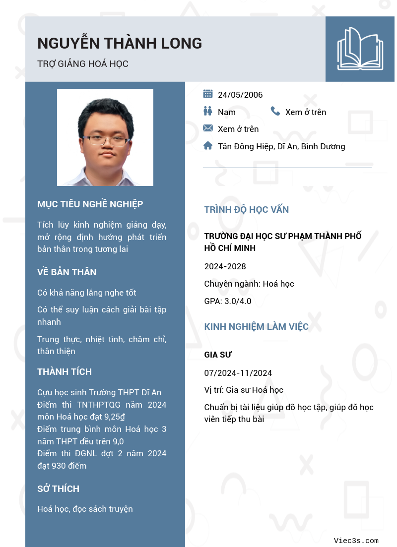 CV ứng viên