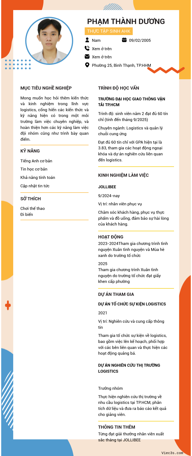 CV ứng viên