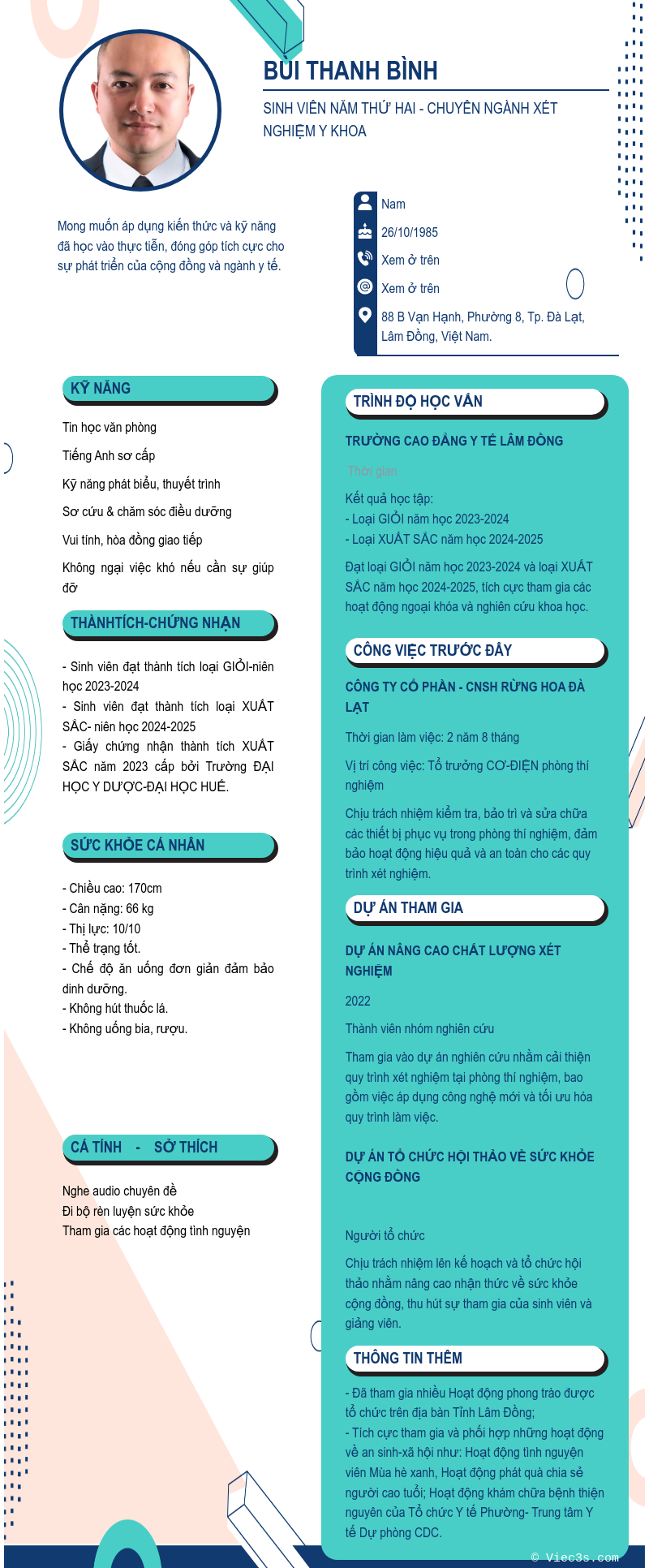 CV ứng viên