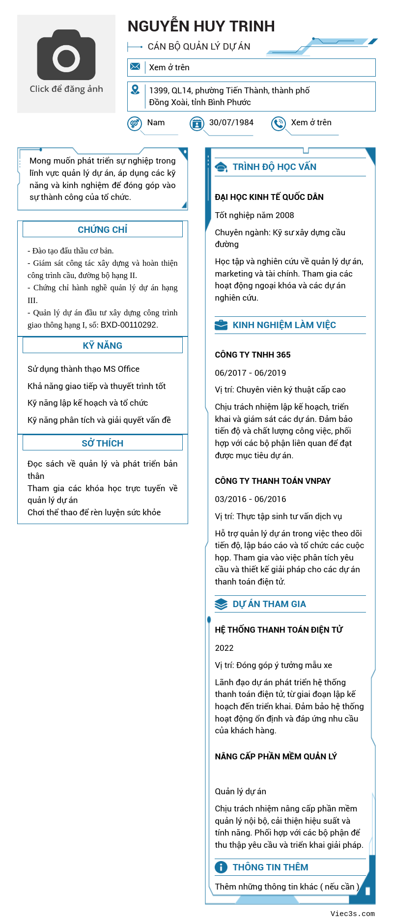 CV ứng viên