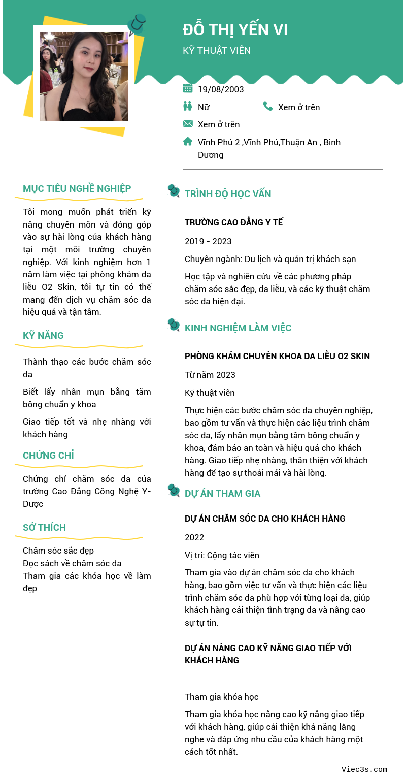 CV ứng viên