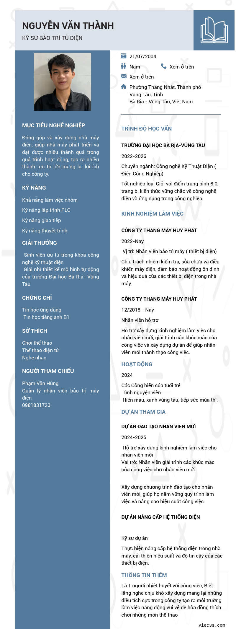 CV ứng viên