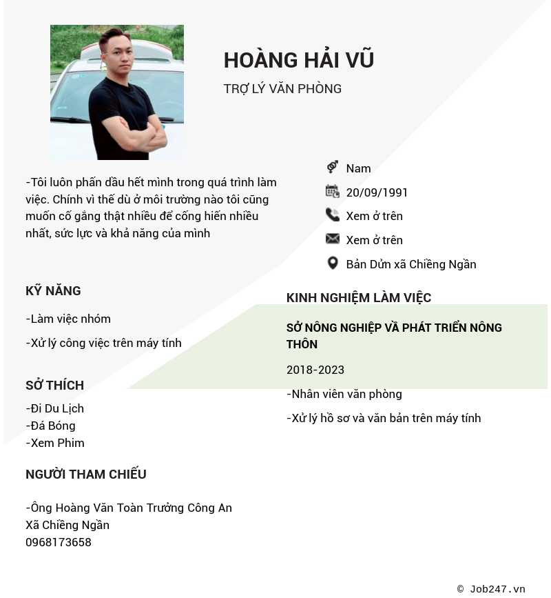 CV ứng viên