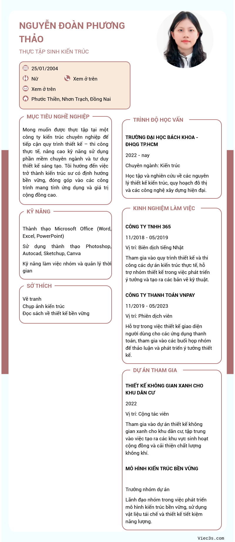 CV ứng viên