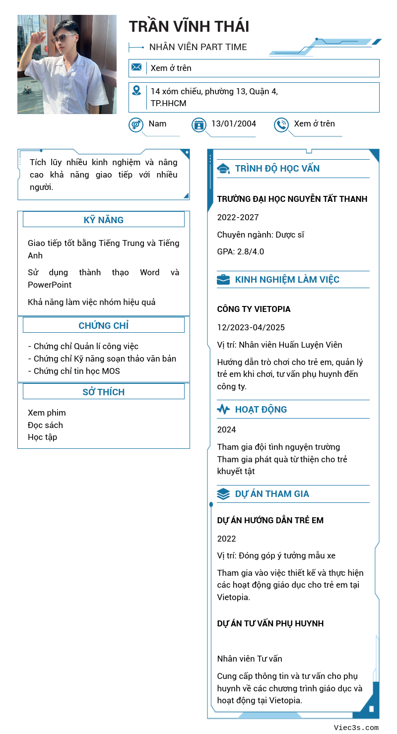 CV ứng viên