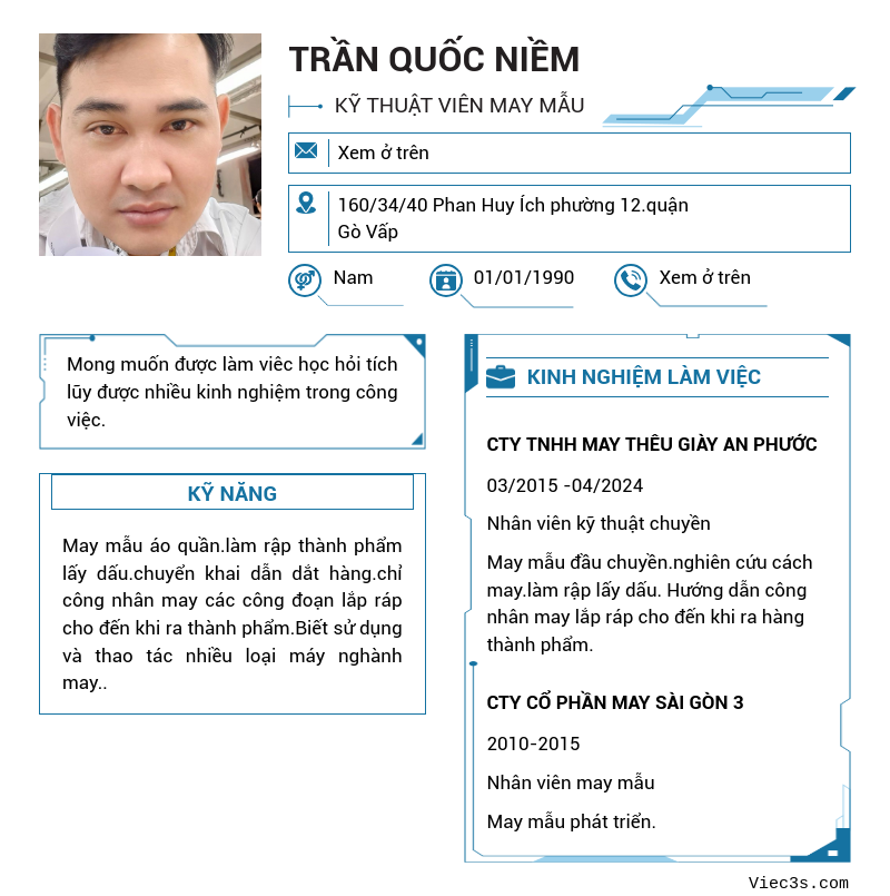 CV ứng viên
