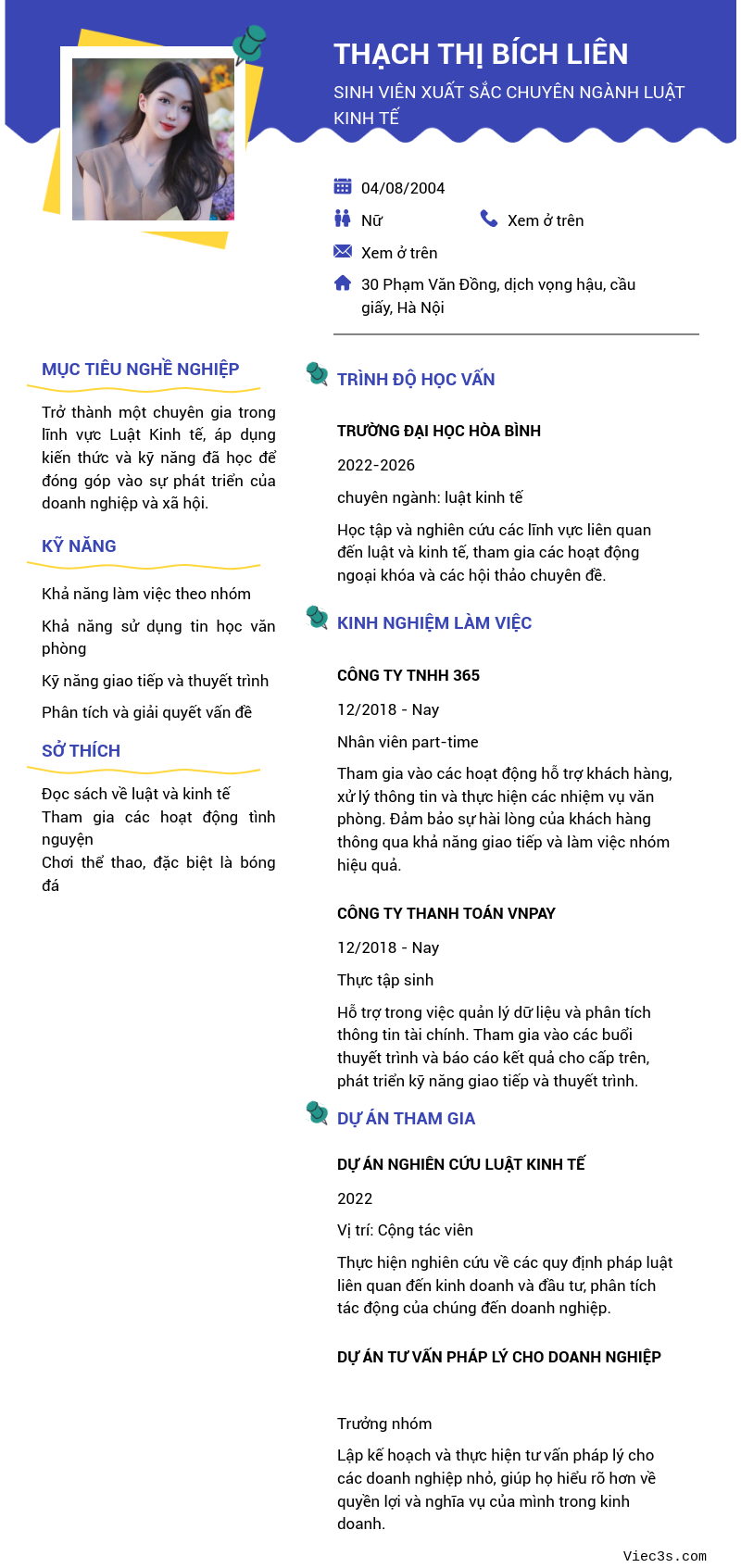 CV ứng viên
