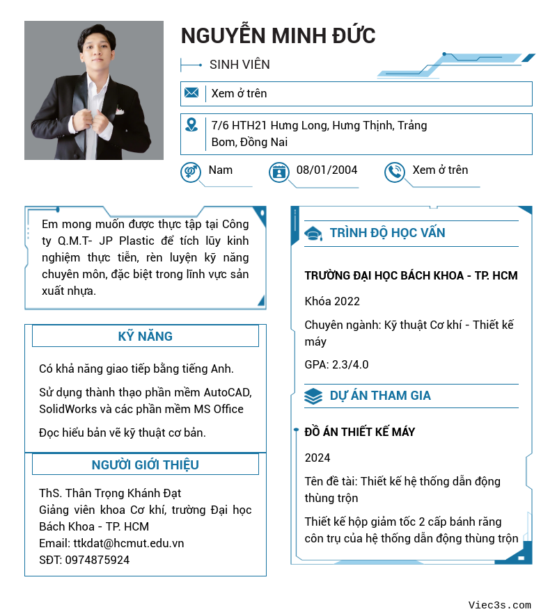 CV ứng viên