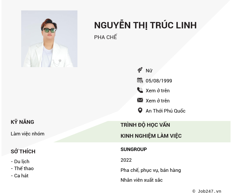 CV ứng viên